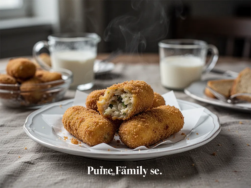Sac de croquettes posé près d'une gamelle métallique, avec un chien attentif à côté dans une cuisine lumineuse.